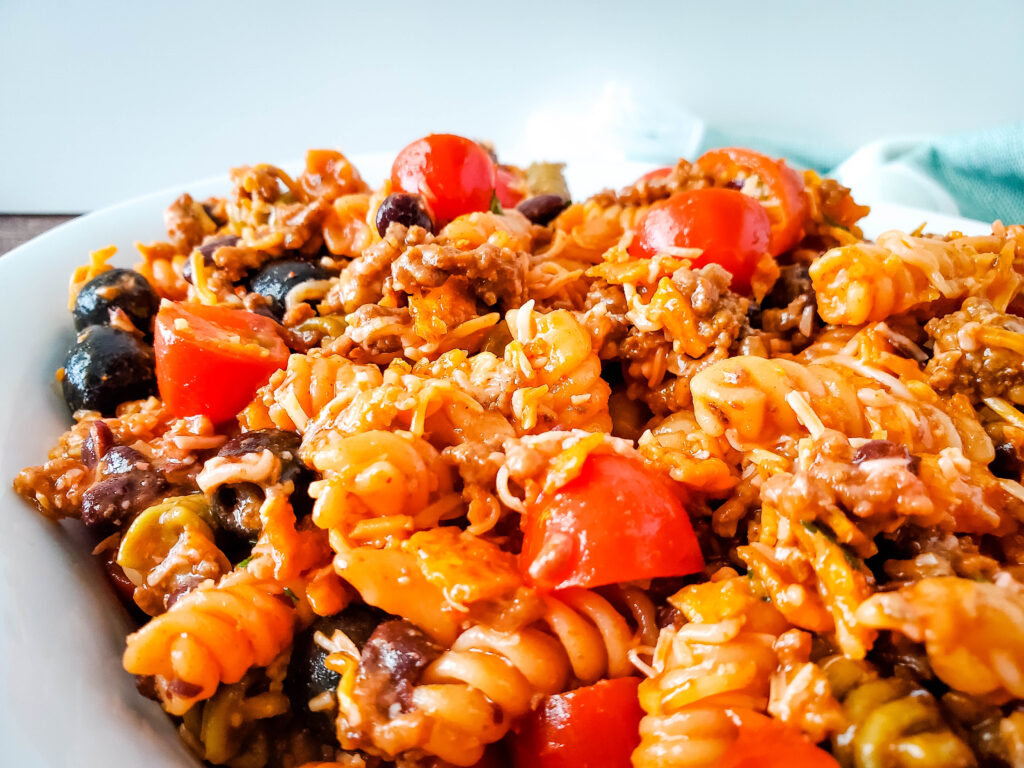 The Best Damn Taco Pasta Salad You Will EVER Devour!