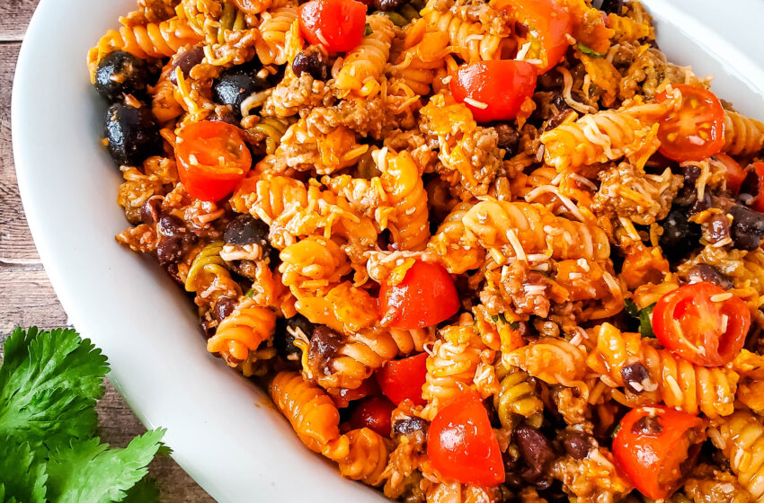 Thumbnail for The Best Damn Taco Pasta Salad You Will EVER Devour!