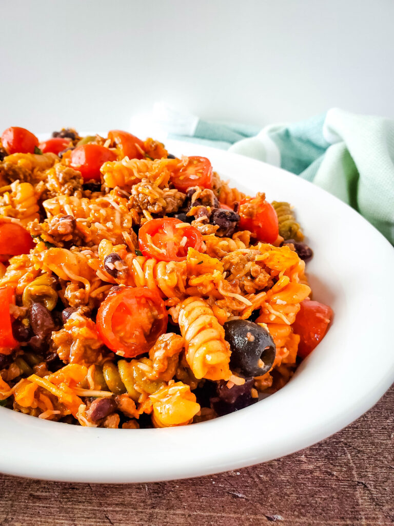 The Best Damn Taco Pasta Salad You Will EVER Devour!